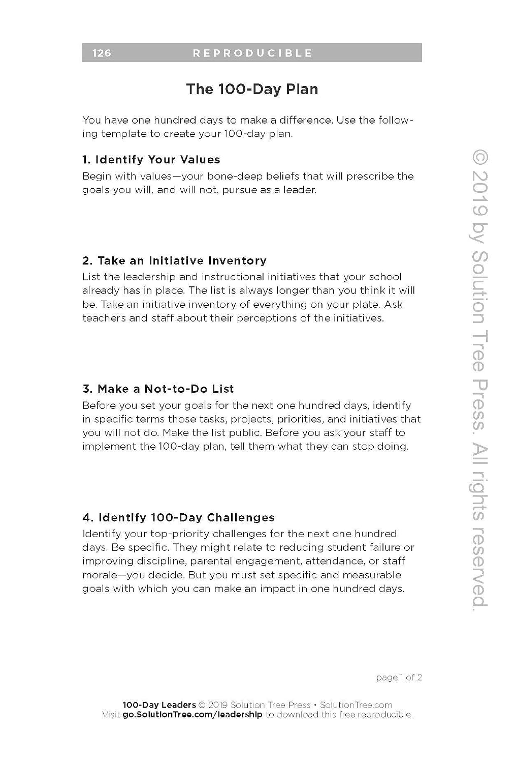 100-Day Leaders: Turning Short-Term Wins Into Long-Term Success in Schools (A 100-Day Action Plan for Meaningful School Improvement)