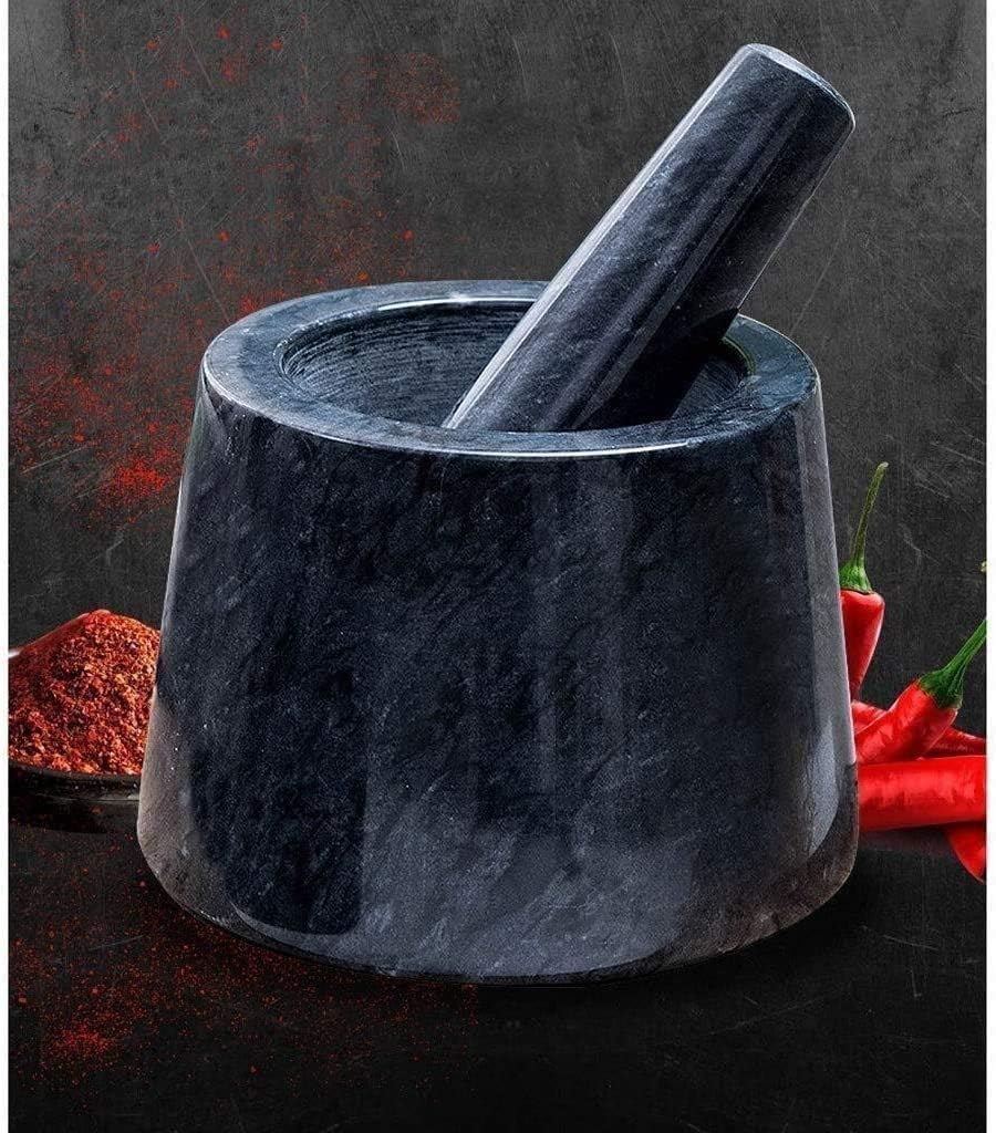Mortar and Pestle Set Marble Polished Natural