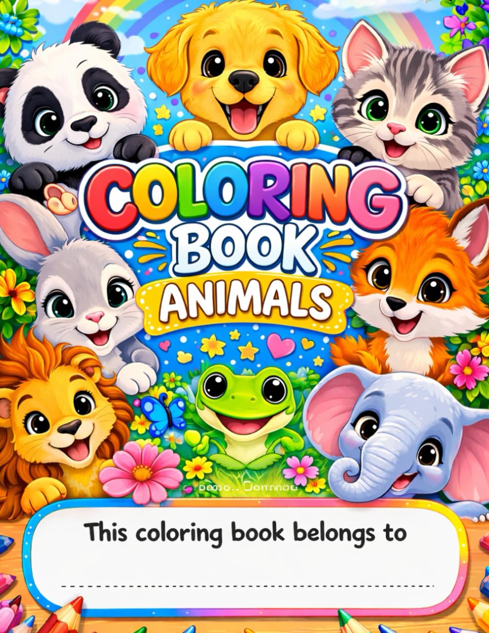 Animals Coloring Book: Animal Coloring Book For Kids