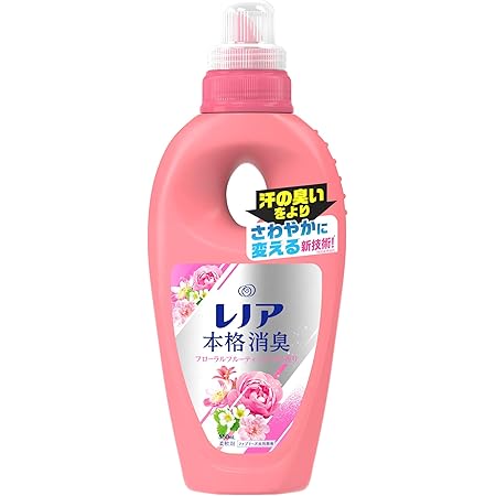 Amazon レノア 本格消臭 柔軟剤 フローラルフルーティーソープ 詰め替え 約3 5倍 1460ml 6袋 レノア 液体柔軟剤