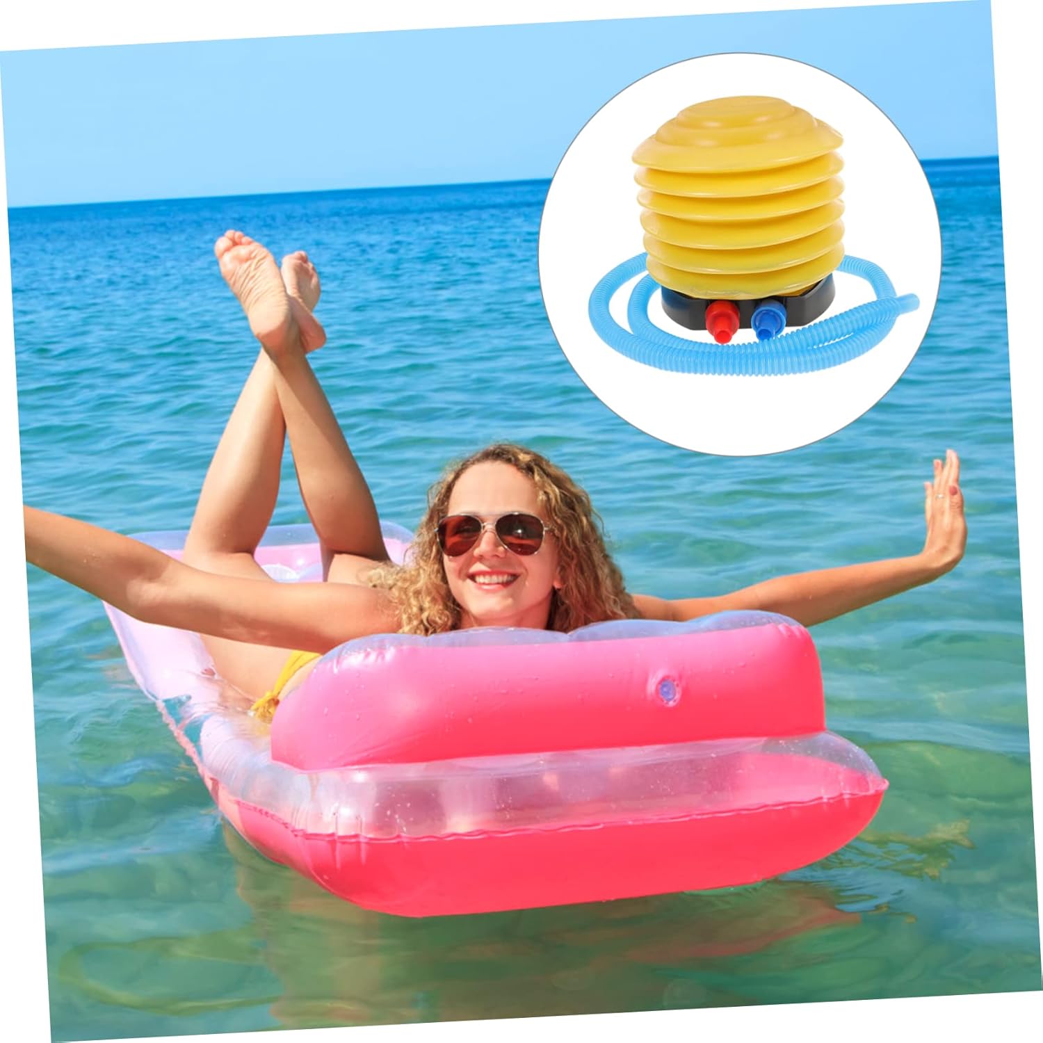 12 Pcs Foot Pump Inflation Balloon Pump Hand Air Mattress Hand for Balls for s Inflatable Sports Plastic