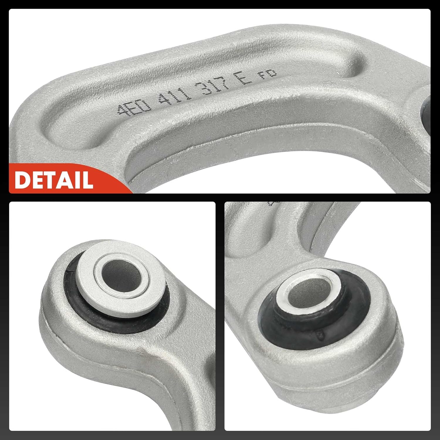 A-Premium 2 x Front Sway Bar Links Stabilizer Bar Links, Compatible with Audi A6 2006-2011, A6 Quattro 2005-2011, A8 Quattro 2004-2010, S6 2007-2011, S8 2007-2009 & Volkswagen Phaeton 2004-2006