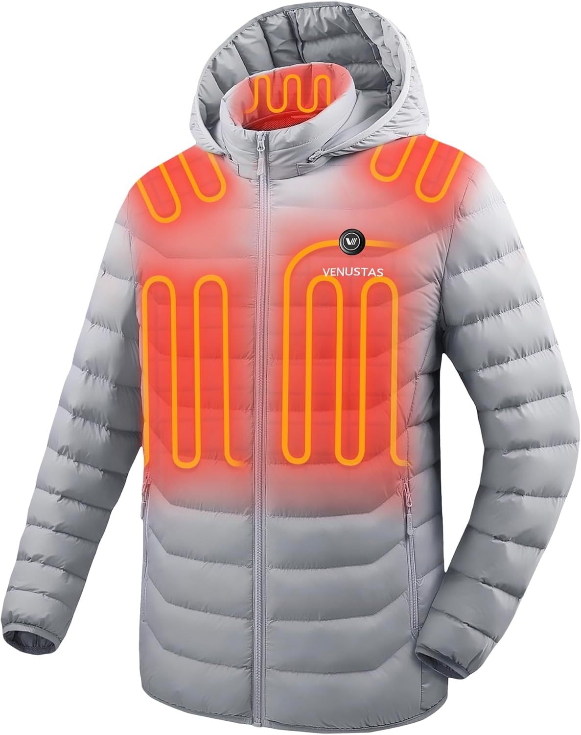 Venustas unisex heated jacket with battery