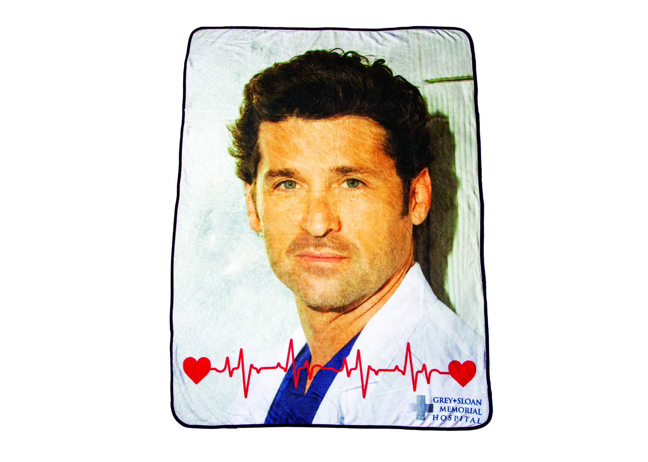 Amazon.com: Greys Anatomy McDreamy Fleece Blanket | 45 x 60 Inch Soft Throw  Blanket : Home u0026 Kitchen