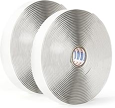 ADHES TAPE PURSUIT OF PERFECTION Butyl Tape Grey Butyl Tape 25 mm x 9 m x 3 mm 2 Roll, Round Butyl Cord for Headlights, Motorhomes, Windshields, Doors and Windows