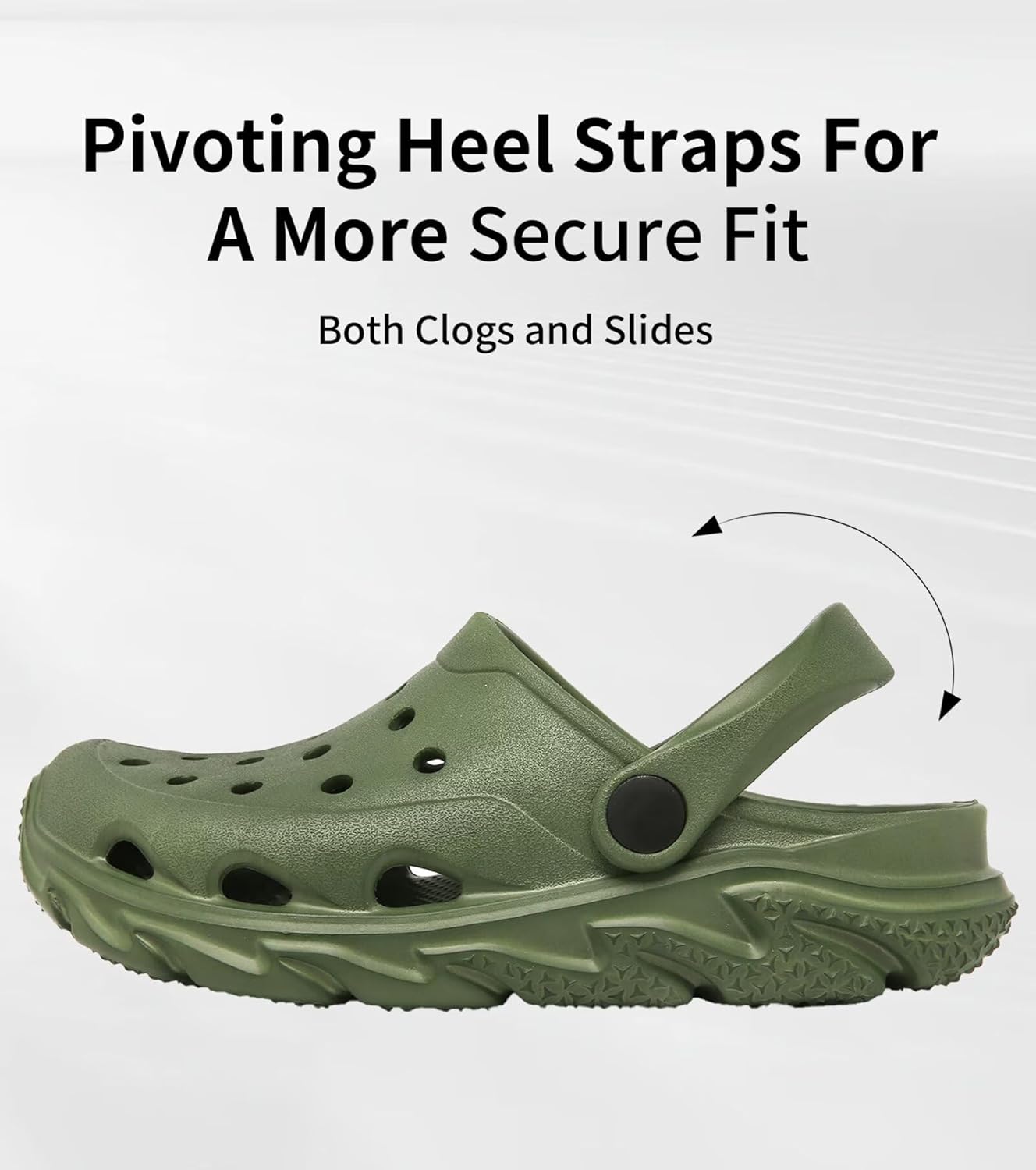 Toddler Kids Clogs Winter Clogs for Boys Girls Comfortable Slip on Sandals Beach Pool Slipper 1 Big Kid Army Green image 4 of 6 B0CVW17CSR