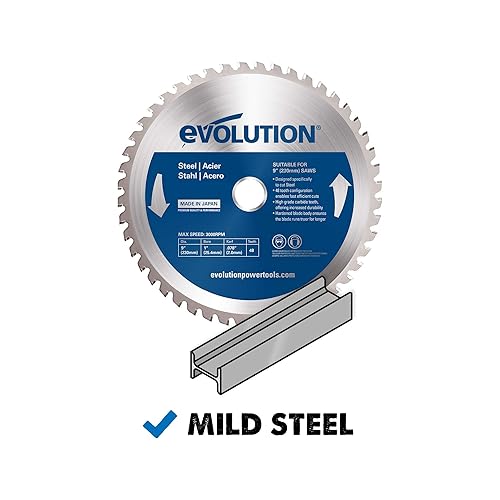 Miniatura 2 de Evolution Power Tools - Hoja de sierra de corte acero inoxidable