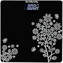 Fayby Tempered Glass Body Weight Machine | LCD Display Digital Personal Human Body Weighing Scale | Fat Analyzer Square Bathroom Health Body Weight Weighing Scales (Multicolor/Print) gallery image