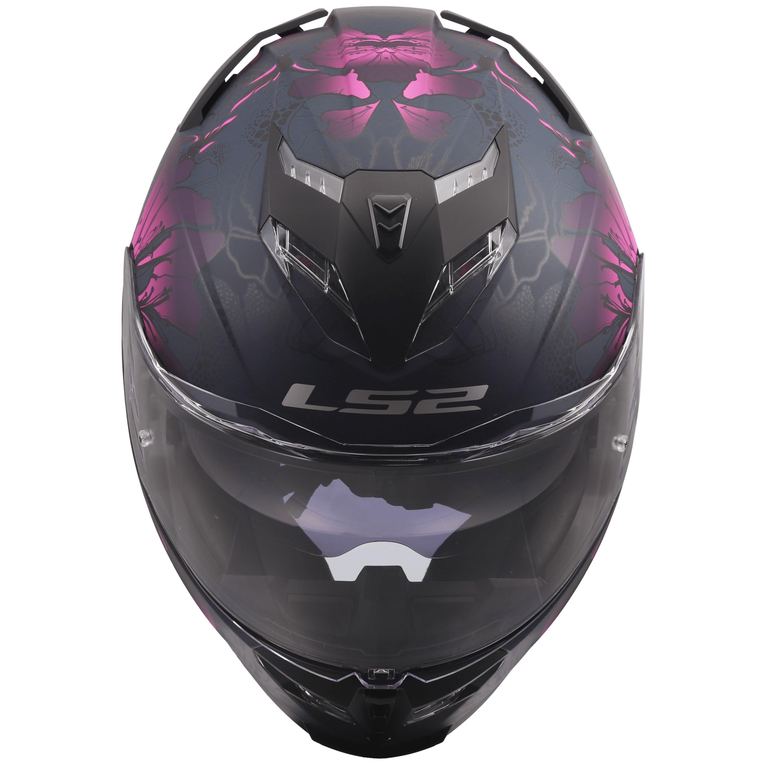 LS2, Casco Moto Integrale STORM III BURST Black Pink, XXS