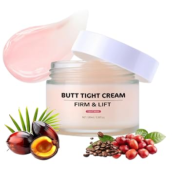Butt TIGHT Lift Firm Cream,Butt Tight Lift and Firm Booty Cellulite Cream,Firm and Smooth Skin On The Booty,Reduce Loose and Crepey Skin, Smooth & Sculpt Booty, Thighs, Belly & Arms 100ml