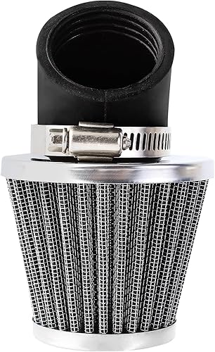 Miniatura 3 de Limpiador de filtro de 1.496 in 1.535 in 1.575 in 1.5 pulgadas 45 grados en ángulo para 50cc - 90cc 110cc 125cc 150cc 200cc ATV Quad Scooter