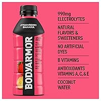 Vista 70 de BODYARMOR Paquete variado de bebidas deportivas, hidratación de agua de coco, sabores naturales con vitaminas, electrolitos llenos de potasio