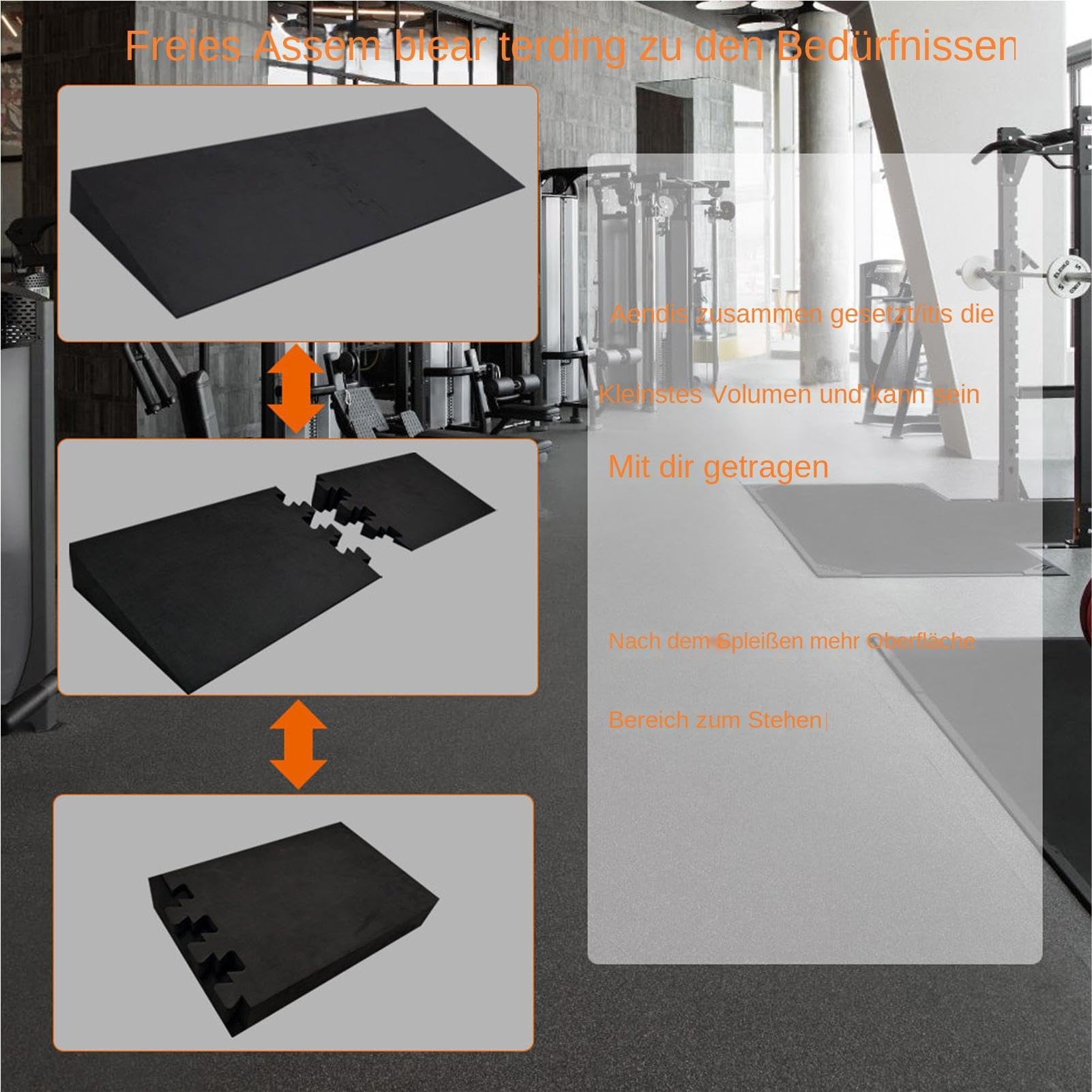 Lot De 2 Cales D'équilibre Pour Squats, Haltérophilie, étirement Mollets, Planche Inclinée Antidérapante, Mousse - Entraînement Maison/salle