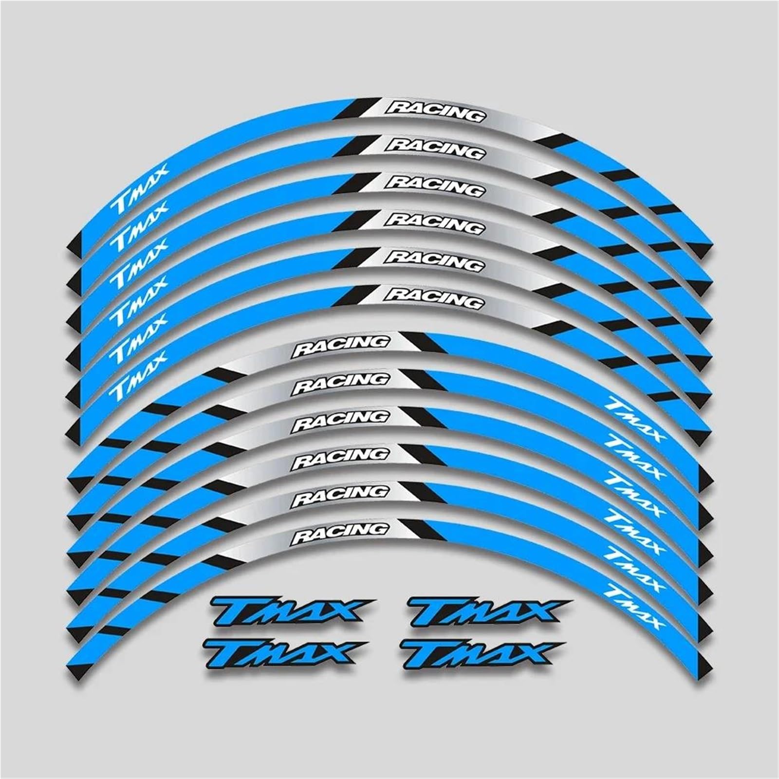Wheel Stickers Motorcycle Wheel Sticker for TMAX500 TMAX530 TMAX560 TMAX 500 530 560 Decals Reflective Decal Rim Hub Stickers Rim Reflective Decal
