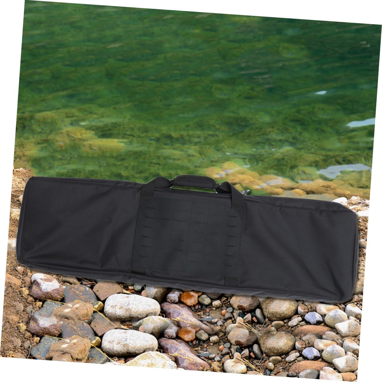 Mipcase 39.4-Inch Fishing Rod Bag Lightweight Portable Multifunctional Storage for Fishing Gear Water-Resistant Organizer for Travel and Outdoor Use