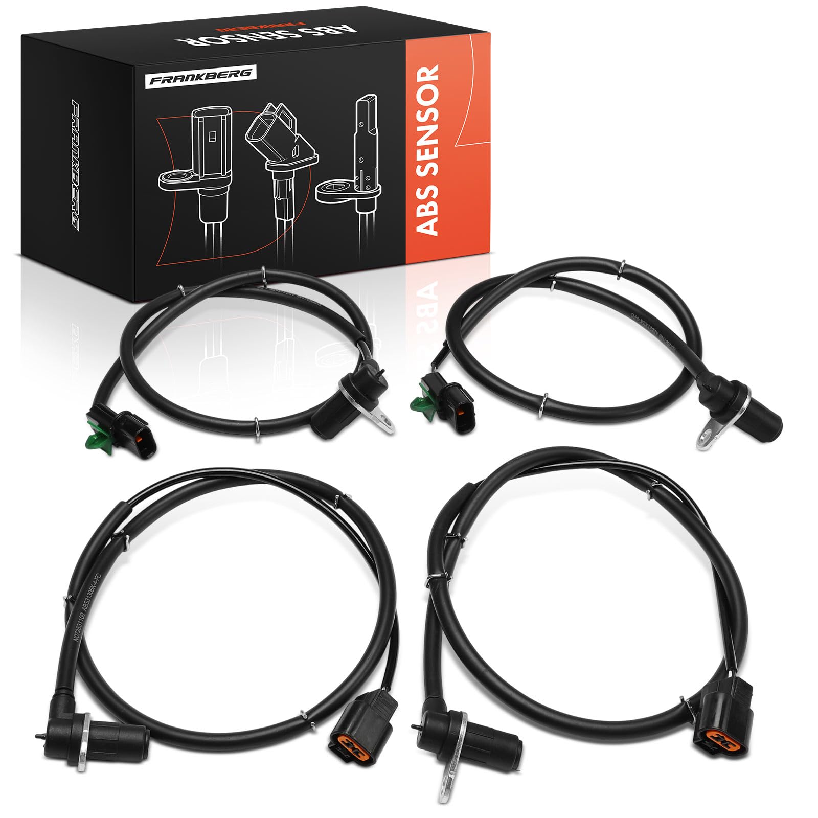 Sensor de velocidad rueda ABS Frankberg para Pajero IV V8W V9W delantero y trasero de 2 polos 7
