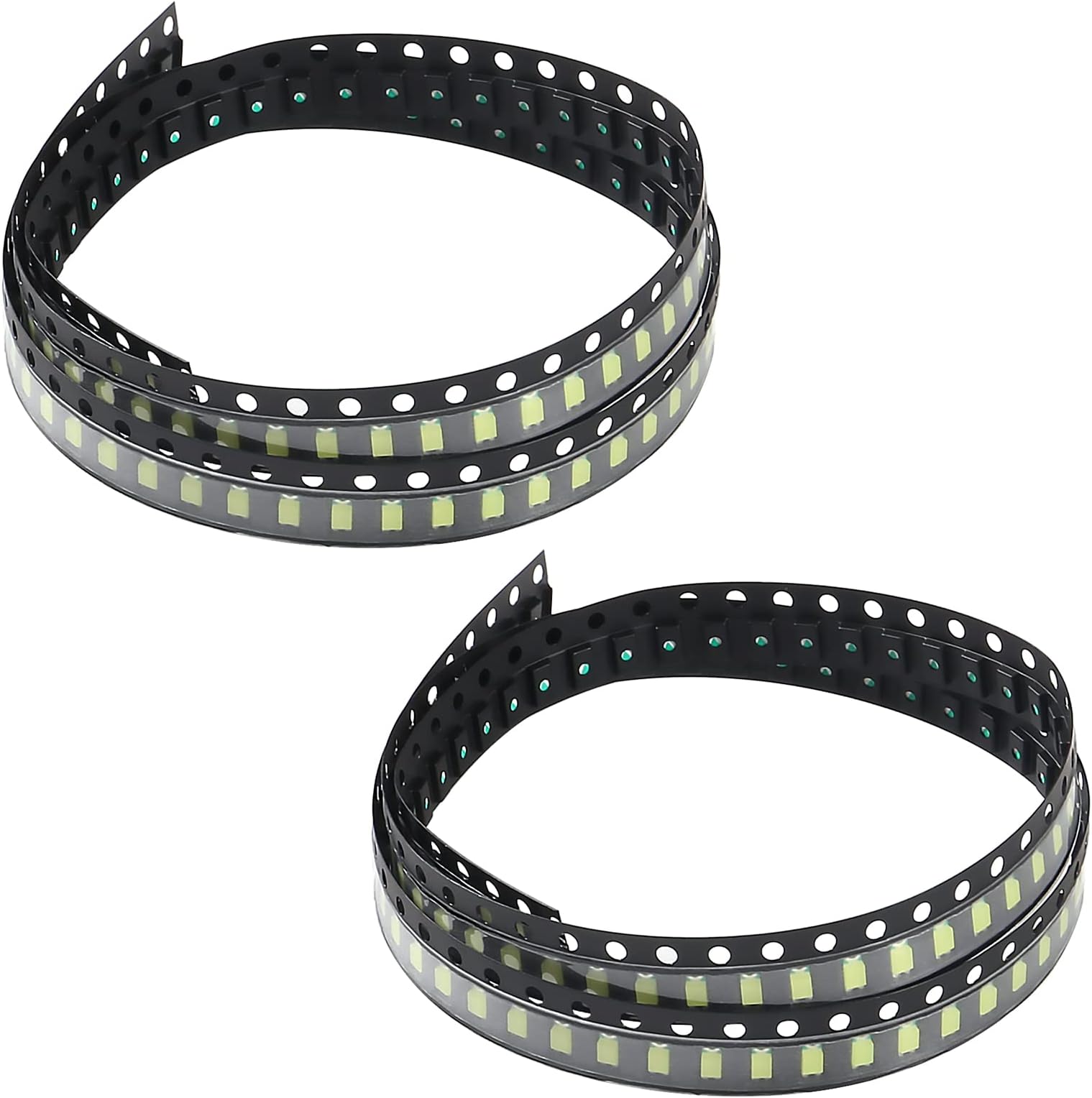 AEDIKO 200pcs White SMD LED Diode Lights Lighting Bulb Lamps Electronics Components Light Emitting Diodes (1206)