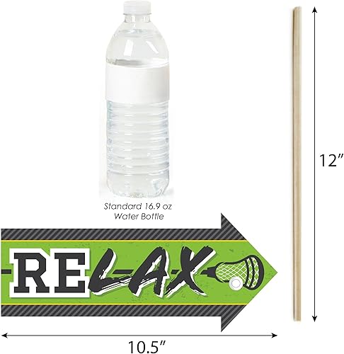 Miniatura 3 de Big Dot of Happiness Funny Lax to the Max - Lacrosse - Kit de accesorios para cabina de fotos para fiestas, 10 piezas