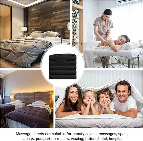 Miniatura 7 de Tudomro Paquete de 10 sábanas encimeras de tamaño individual a granel de calidad de hotel, resistentes a las arrugas, resistentes a las manchas,