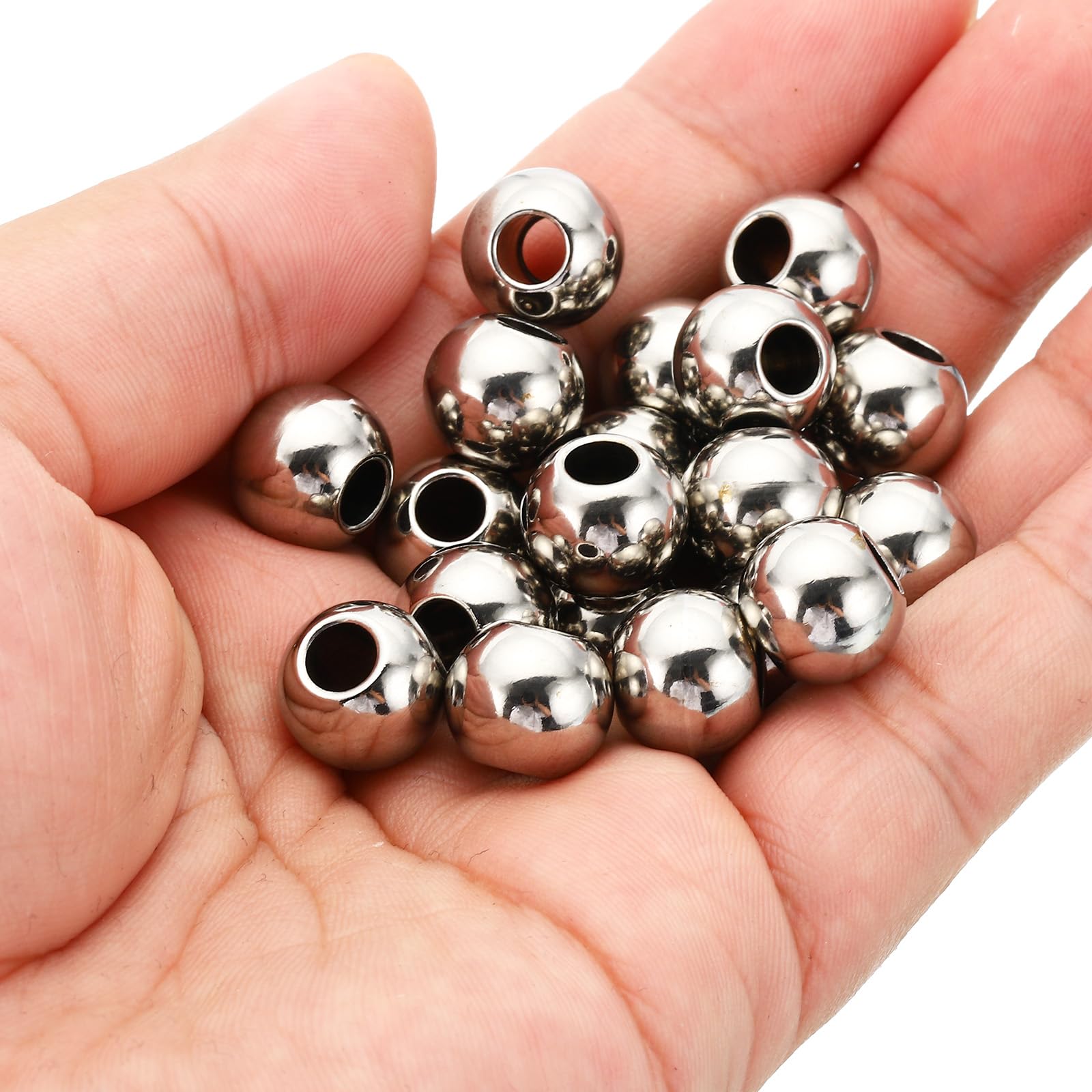 PATIKIL Smooth Round Spacer Beads - Image 3