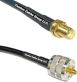 3 feet RG58 SMA Female to PL259 UHF Male RF Pigtail Coaxial Cable