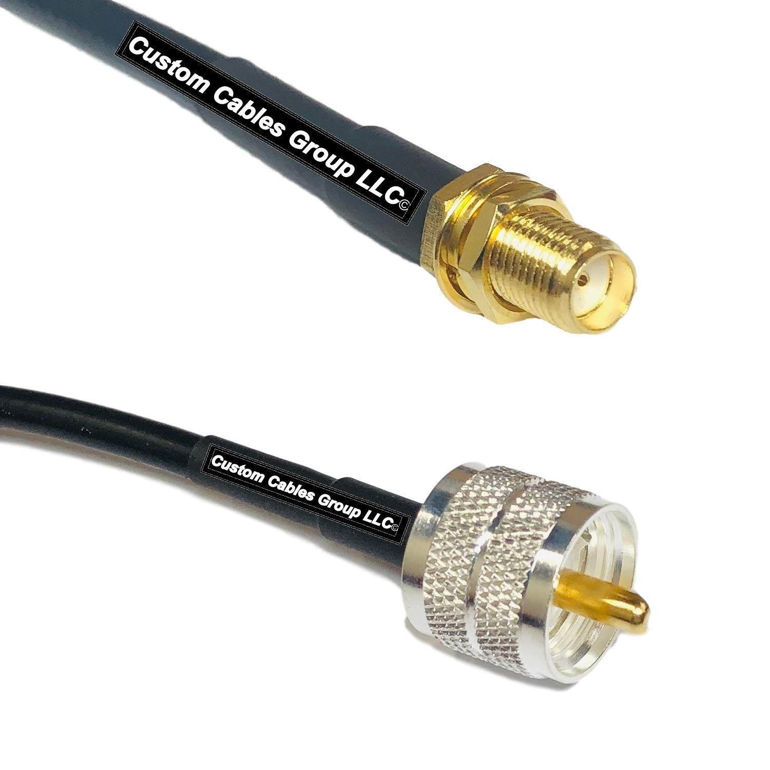 3 feet RG58 SMA Female to PL259 UHF Male RF Pigtail Coaxial Cable