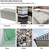 Vista 6 de 4Set Papel de lija de diamante Pulido Papel Abrasivo - Azulejo de Lijado Piedra Mármol Concreto Cerámica Vidrio 60-400Grit