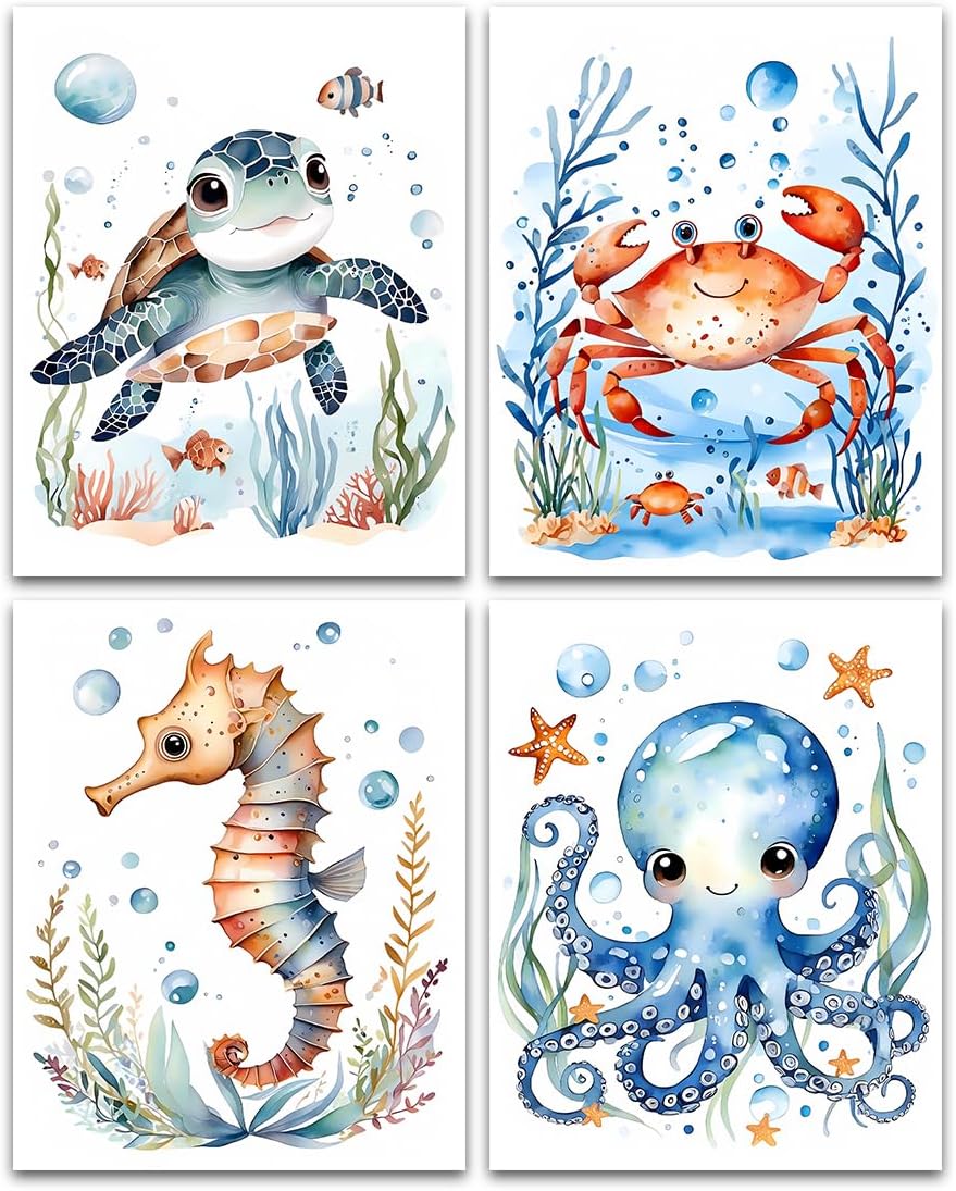 Framed Pink Ballet Nursery Wall Art,Pink Canvas Wall Art,Girls Ballerina Nursery Bedroom Decor,Fashion Bedroom Wall Poster,Watercolor Ballerina Dancers Art Prints for Girls Decor,Set of 4(8”x10”)