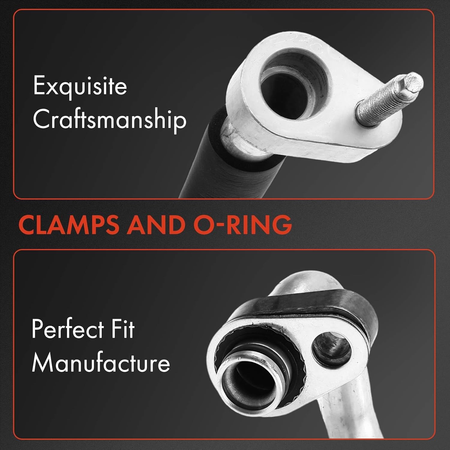 A-Premium A/C Suction Line Hose Assembly Compatible with Ford F-150 2011 2012 2013 2014 3.5L 3.7L, Compressor to Evap