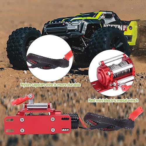 Miniatura 6 de Tbest Rastreador de coche RC con controlador de cabrestante - 110 Escala RC Modelo Vehículo Accesorio