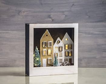 Formes En Bois Miniatures - Cerfs Et Sapins Pour Déco Hiver Et Noël