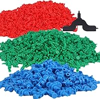 Dceyaor 90 Pack Mini Sprinklers 90°/180°/360° Adjustable Garden Lawn Irrigation Nozzles - Mist Spray System