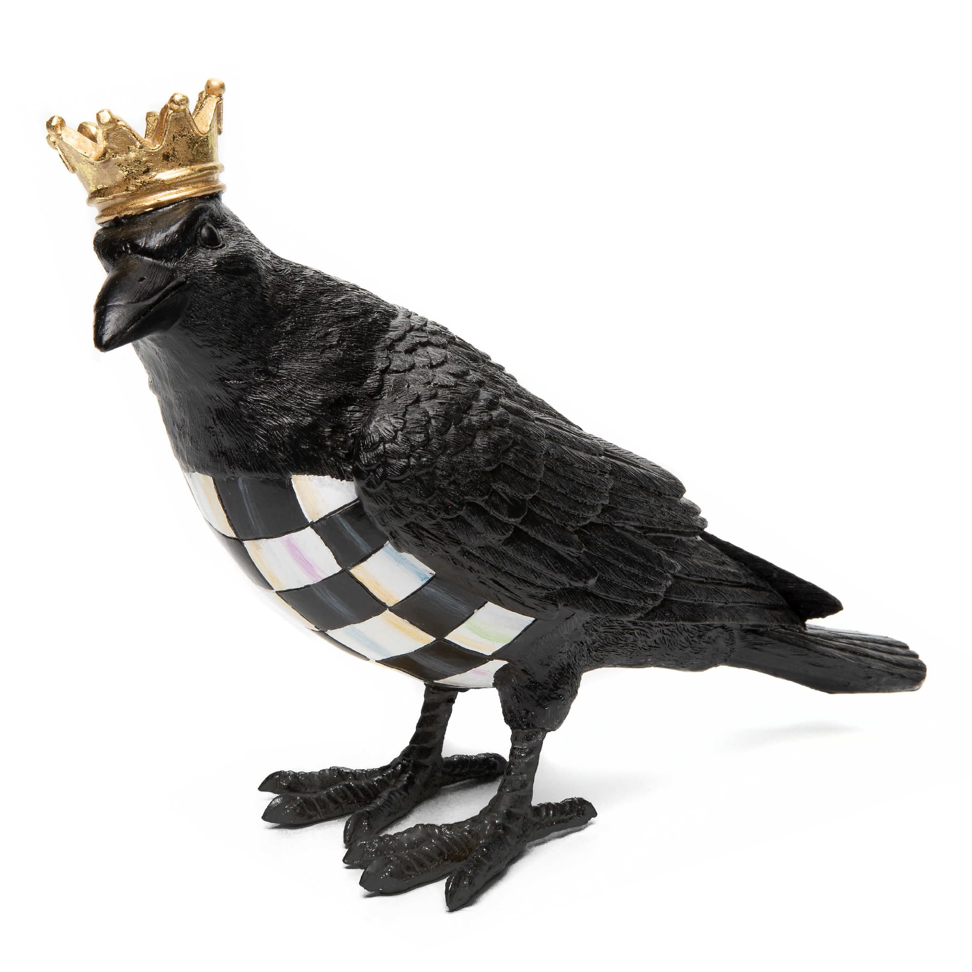 Amazon.com: MACKENZIE-CHILDS Crowned Crow, Halloween Crow