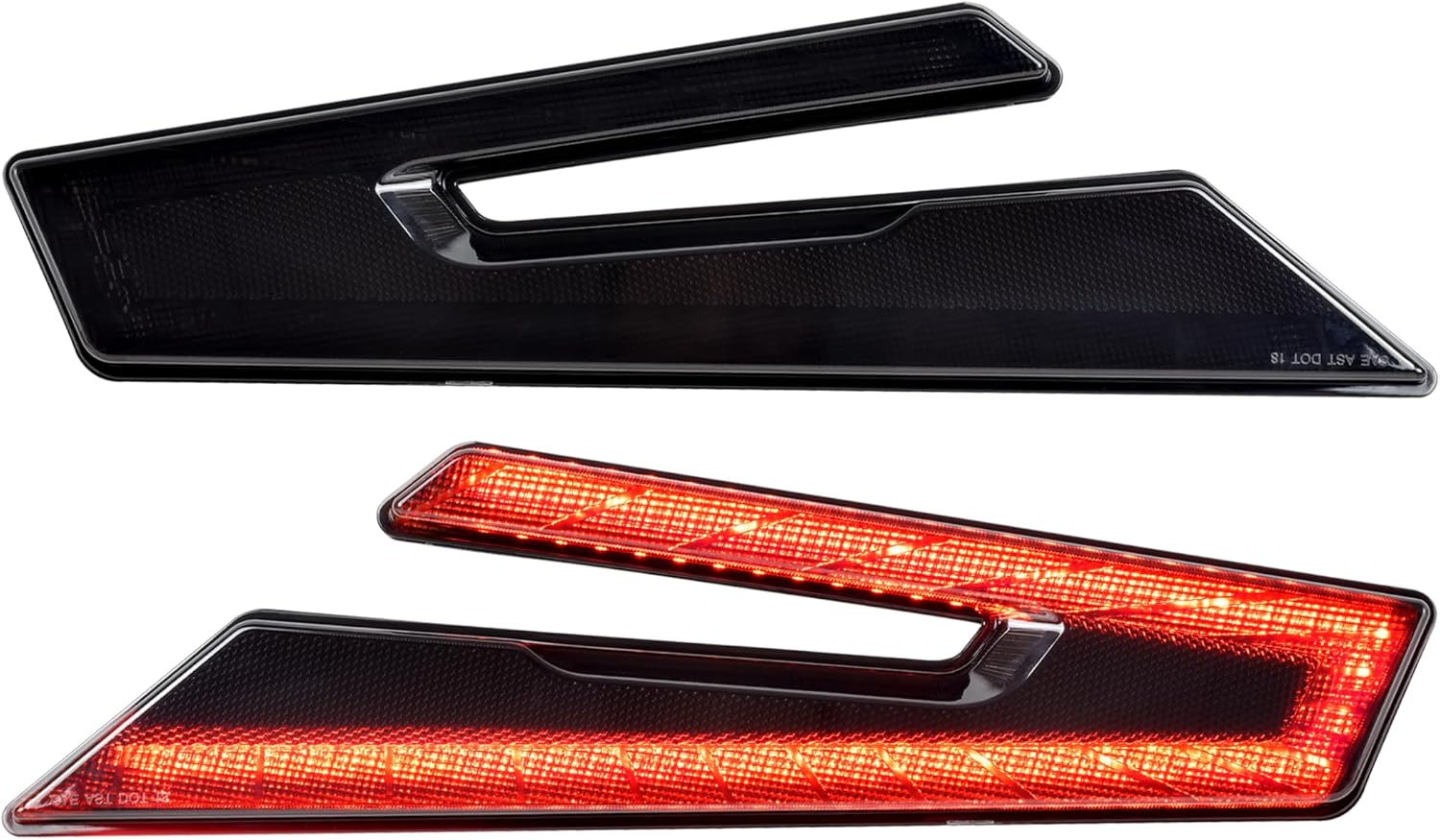 LED Tail Lights for RZR PRO XP 20-25, Smoked Rear Brake Stop Taillights Lamps for Polaris RZR PRO XP/XP4 2020-2025, RZR PRO S S4/RZR PRO R/RZR TURBO R R4 2022-2025(2PCS, Replace #2415177, 2415178)