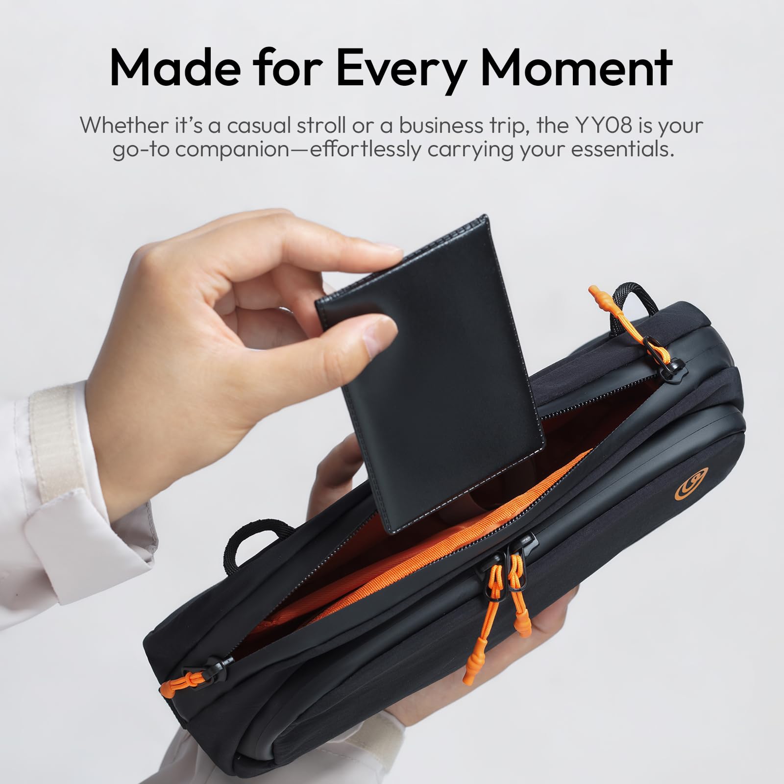 ULANZI YY08 Borsa per DJI Osmo Pocket 3, Borsa Portatile, Protezione per DJI Osmo Pocket 3 Creator Combo Accessori,Grigio