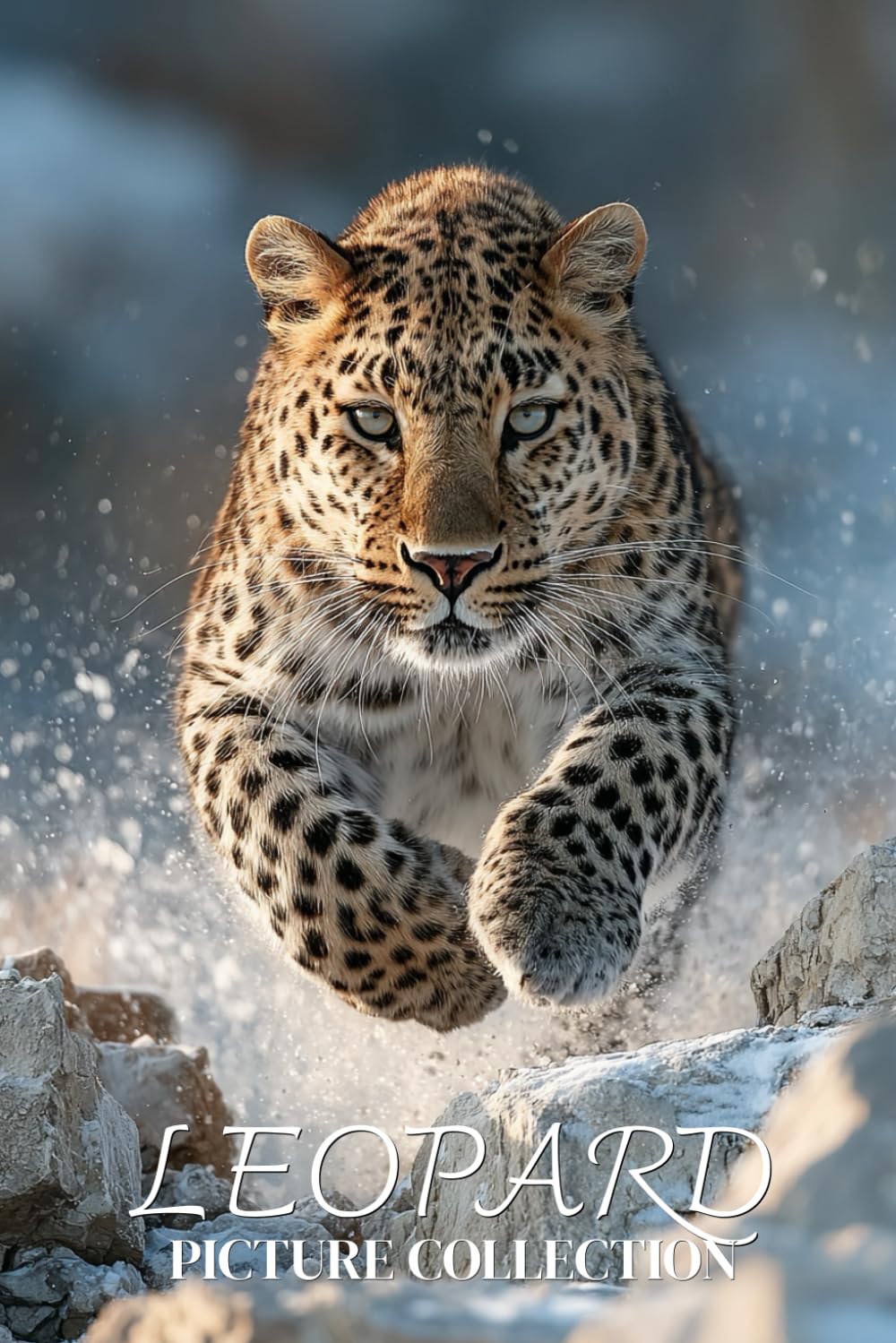 Leopard Photo Collection: Beautiful Full-Page Pictures of Leopards and Cub for All Ages (Simple Photo Books).