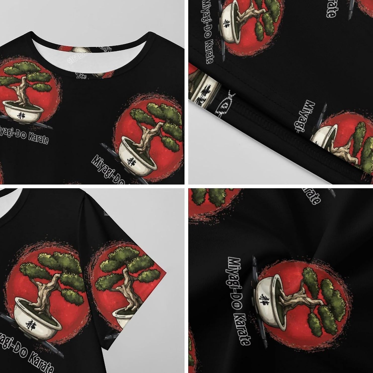 Miyagi-Do Karate Bonsai Tree Womens Nightgown Short Sleeve Sleepshirts Loungewear