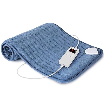 Heating Pad for Back & Period Cramps, Portable Heating Pad for Neck and Shoulders and Back with Auto Shut Off Large, Machine Washable, Christmas Gifts for Women, Men
