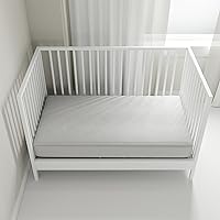 Vista 15 de QuickZip Juego de sábanas para cuna, sábanas para cuna de bebé más rápidas, seguras y fáciles, incluye base envolvente rubor y 3 sábanas