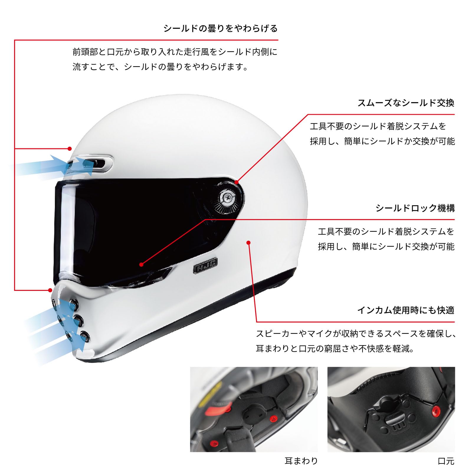 Amazon | HJC HELMETS(エイチジェイシーヘルメット) バイク用