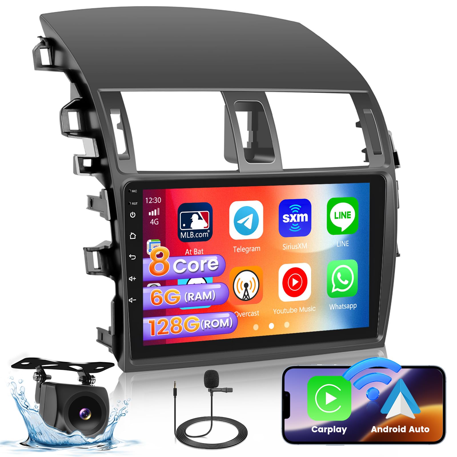Apple - rayu1212専用 2007-2013 Toyota Tundra For Android 12 Apple CarPlay Car