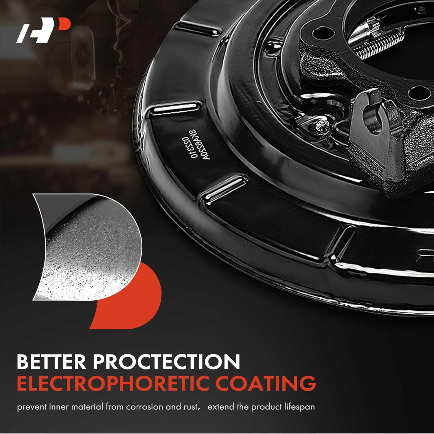 A-Premium Rear Brake Backing Plate Compatible with Ford Escape 2008-2012 & Mercury Mariner 2008-2011, Left Driver Side