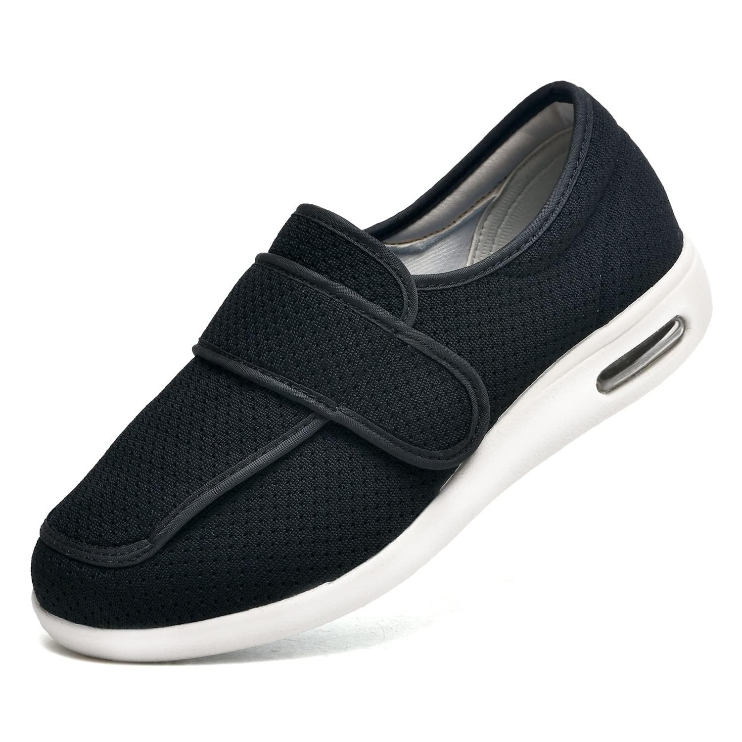 Diabetische schoenen heren dames, extra brede voeten schoenen voor gezwollen met klittenband, senioren lichtgewicht gezondheidsschoenen sneakers pantoffels, antislip,Hellblau-47 EU Diabetische schoenen heren dames, extra brede voeten schoenen voor gezwollen met klittenband, senioren lichtgewicht gezondheidsschoenen sneakers pantoffels, antislip,Hellblau-47 EU