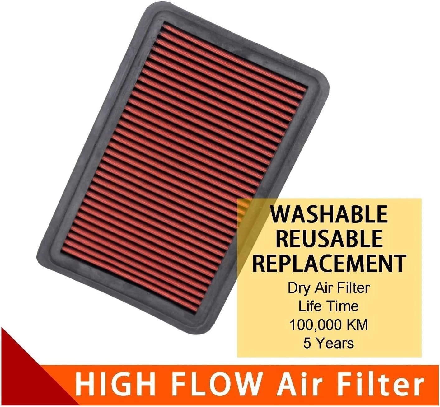 Car High Flow Air Filter Fits For 2 3 1.3L 1.5L 1.6L 1.3 Washable Cold Intake