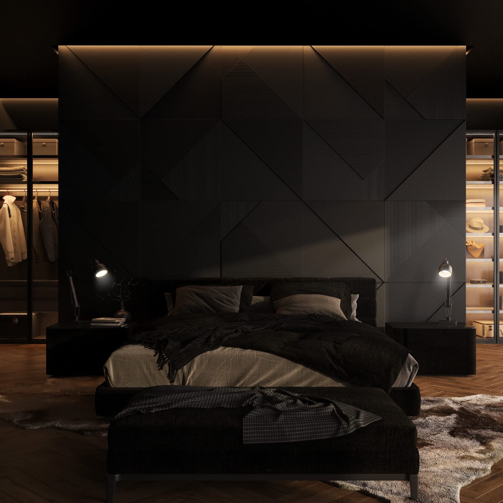 Eurocali Profili Angolari A Scomparsa Per Strisce LED, 5 Pezzi Da 2 Metri, Copertura Opaca 20mm - 6