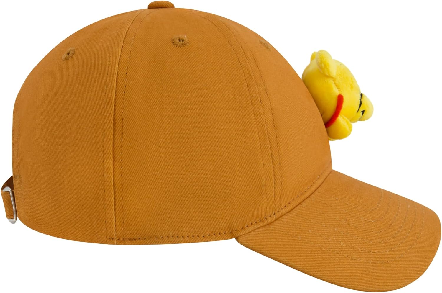 Disney Winnie The Pooh Dad Hat, Adult Women Cotton Baseball Cap with 3D Plush and Curved Brim, Brown, One Size - Image 4