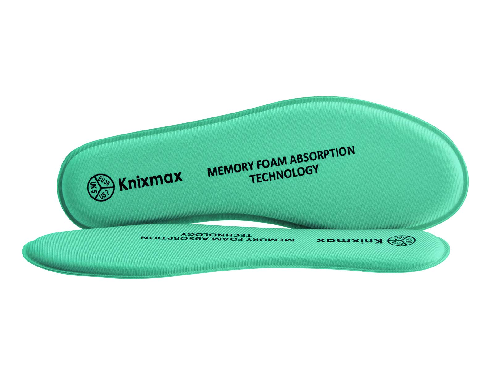 Knixmax Donna Uomo Solette in Memory Foam Inserti per Scarpe Comfort Assorbimento degli urti Imbottitura per il Supporto del Piede Suole Interne