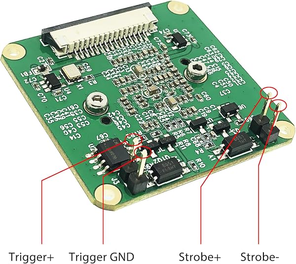 innomaker Modulo fotocamera Global Shutter per Raspberry Pi con sensore Mono IMX296-1,58MP (1456x1088) 60fps, Trigger esterno, compatibile Pi 5/4/3/Zero - 4