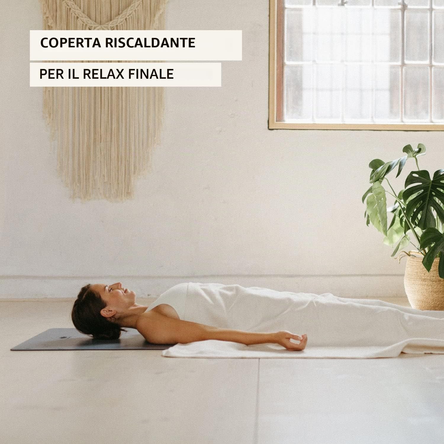 LOTUSCRAFTS Coperta yoga in cotone biologico, resistente e durevole, coperta da meditazione, coperta yoga, 200 x 150 cm