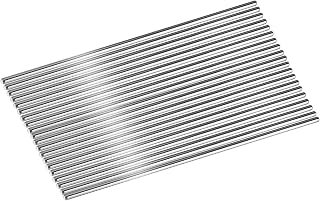 20pcs Blocking Board Pins,Stainless Steel Rod Pins for Blocking Crochet,3mm for 6-inch Length,Extra Long Blocking Board Pegs with Polished Surface,Ideal for Knitting and Crocheting Supplies (20)
